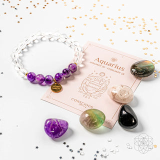 Zodiac Bracelets & Gemstone Set